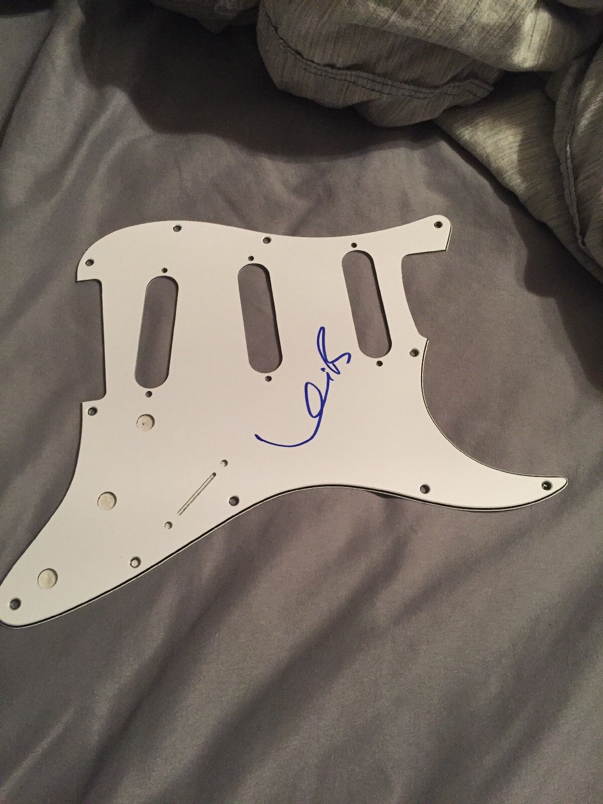 Kevin Bacon Signed Autographed Pickguard Movie Star Bacon Brothers
