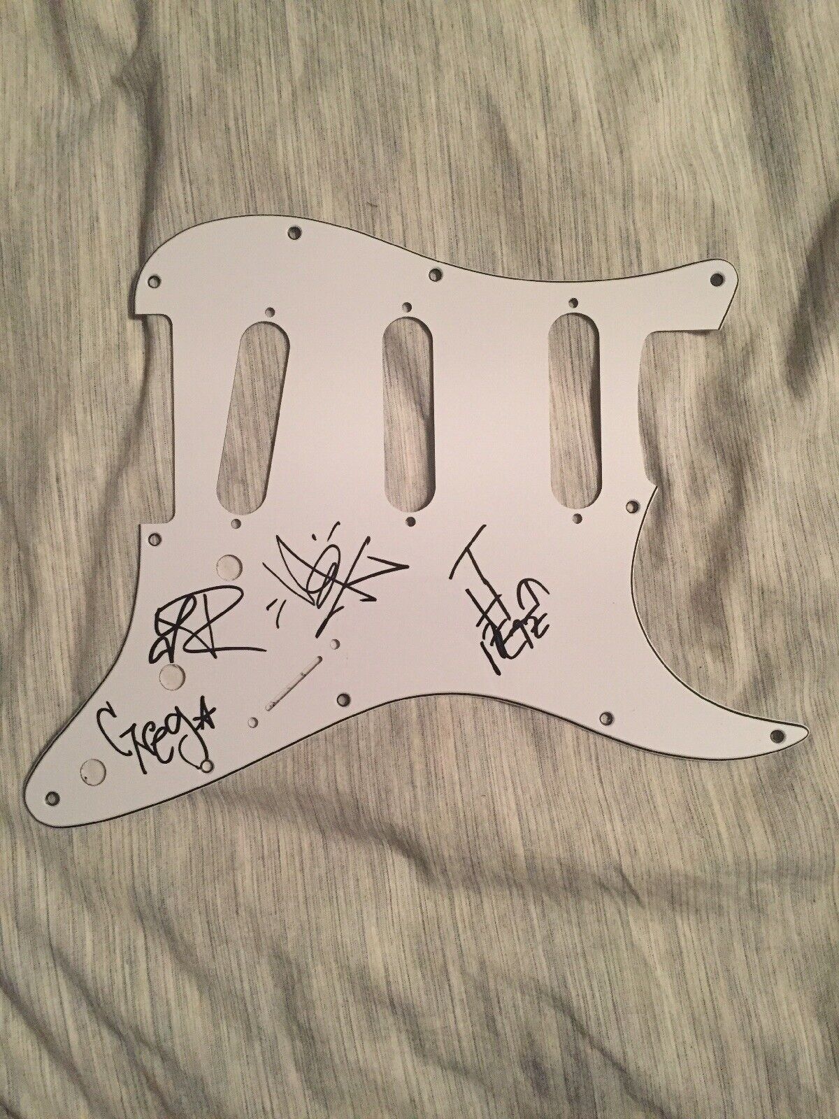 The Bouncing Souls Signed Autographed Electric Guitar Pickguard
