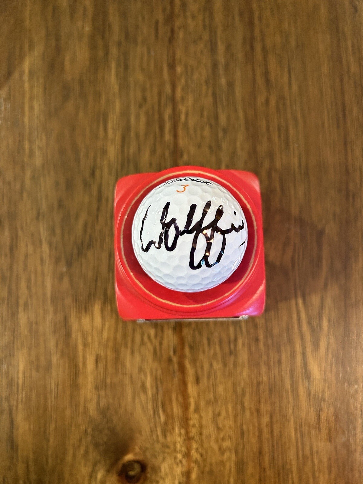 Matthew Wolff signed autographed Titleist golf ball with PROOF 3

