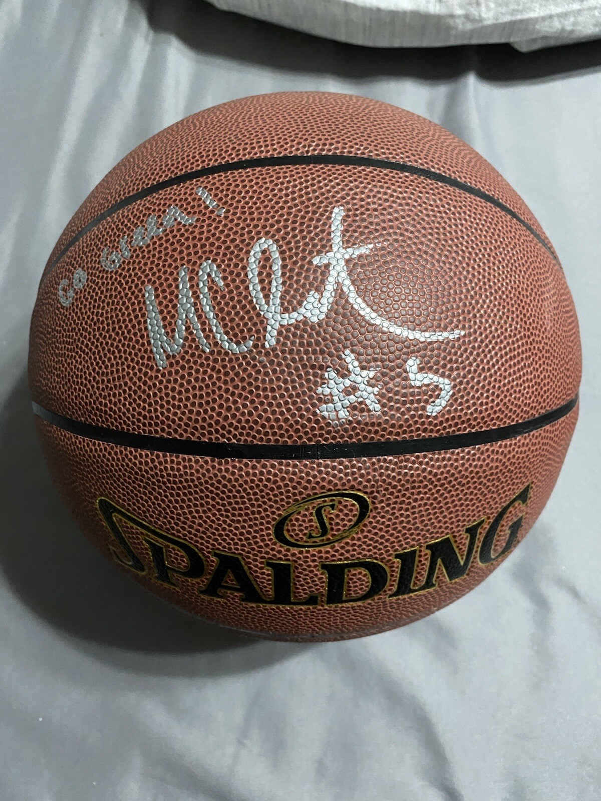 Max Christie signed autographed basketball Michigan State Young star PROOF 2
