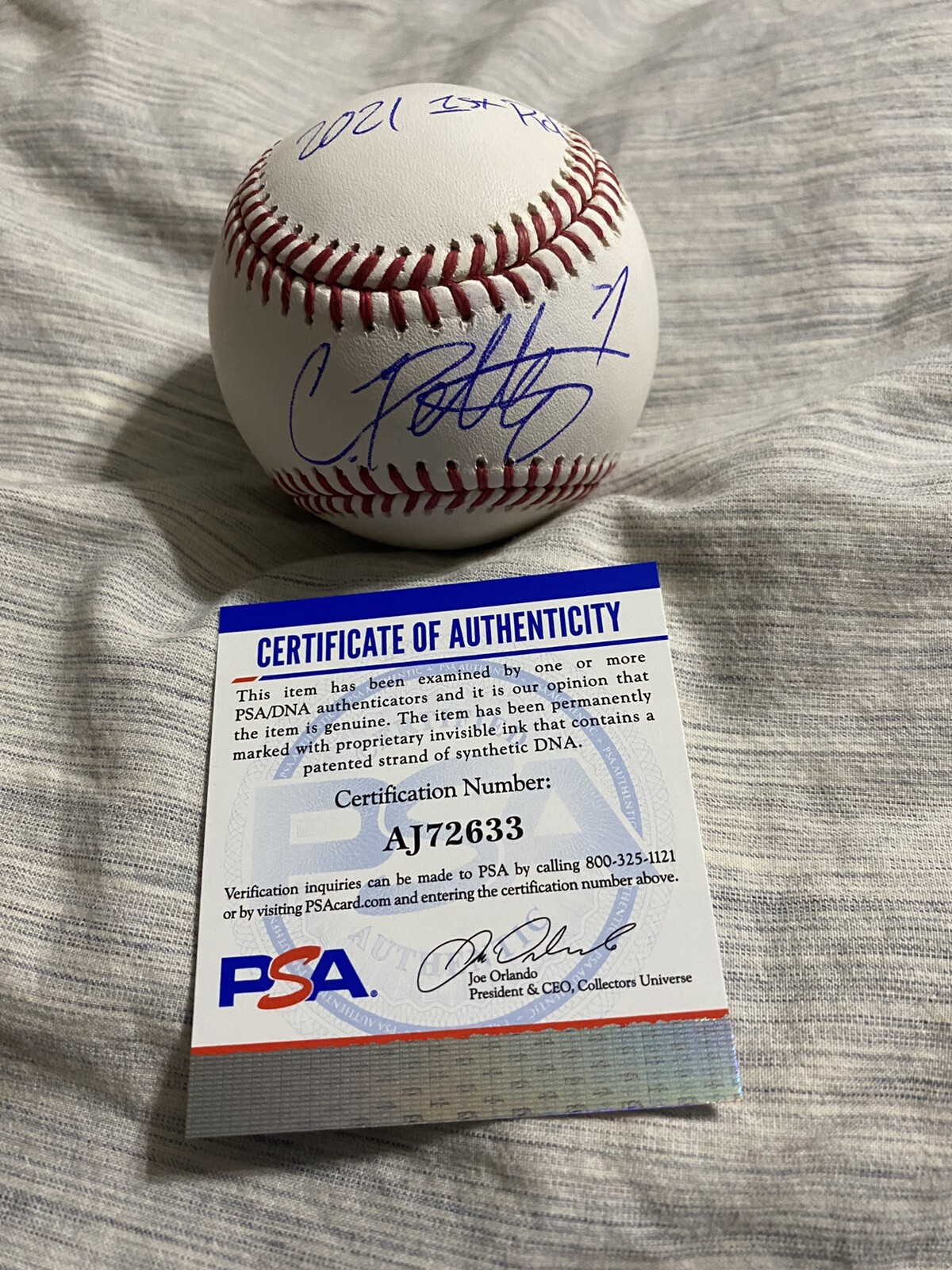 Chase Petty signed auto offical MLB baseball MN Twins young stud COA PROOF 4
