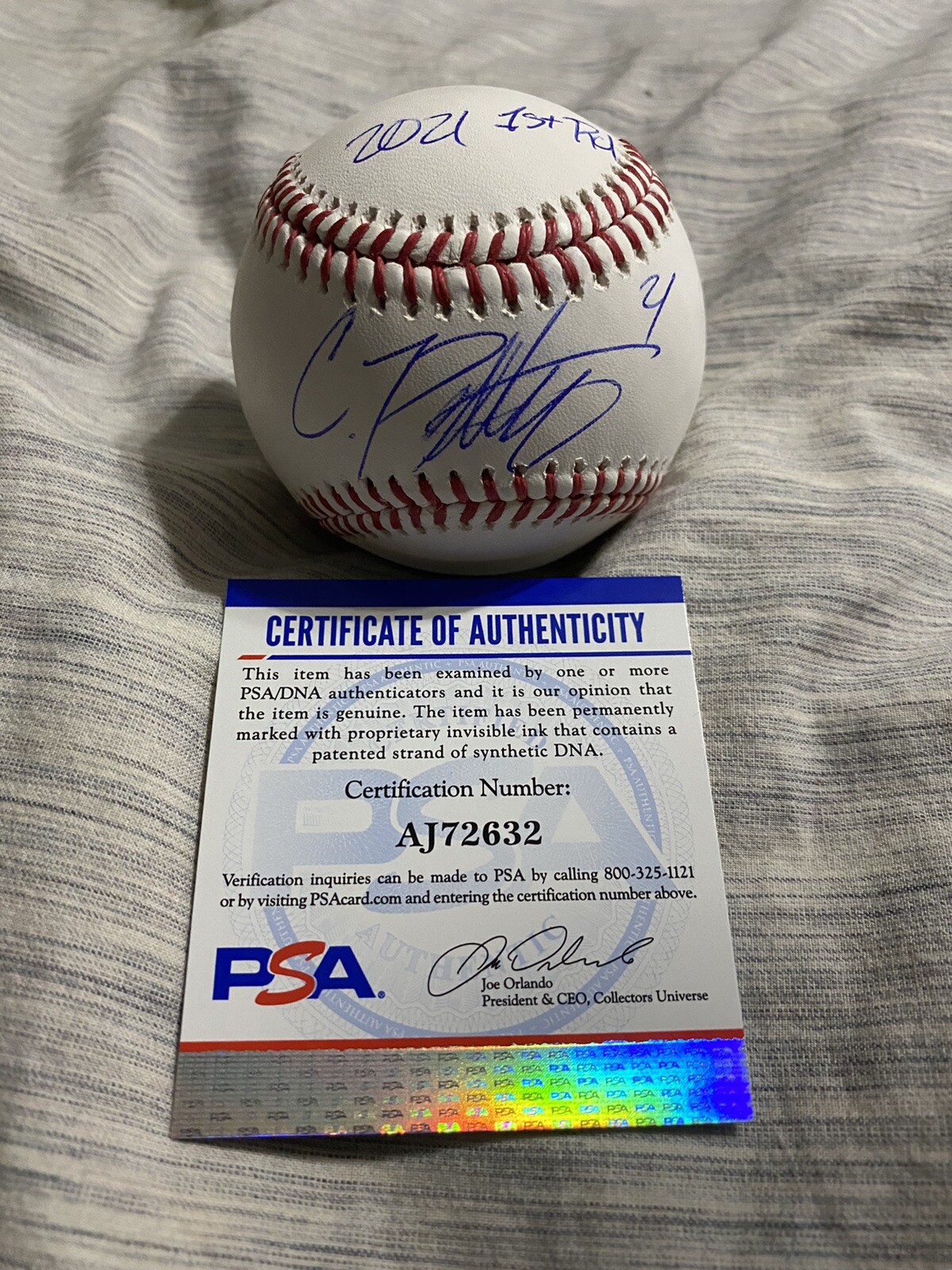 Chase Petty signed auto offical MLB baseball MN Twins young stud COA PROOF 5
