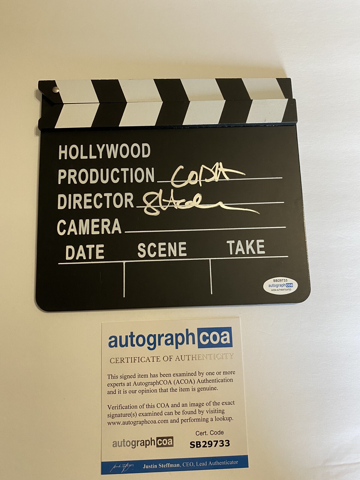 Sian Heder Signed Autographed Director Movie Clapboard Clapper CODA ACOA
