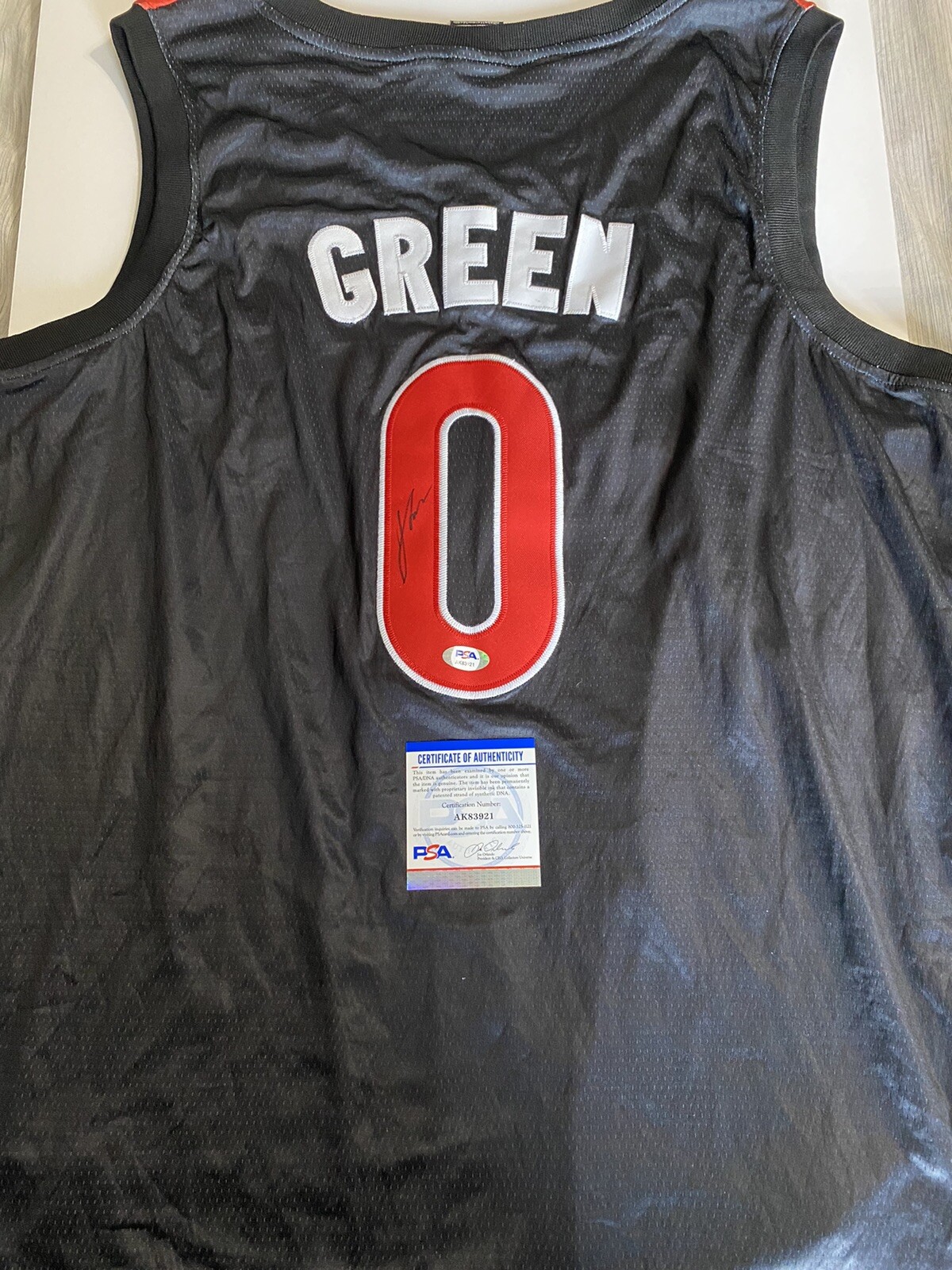 Josh Green signed autographed Arizona Wildcats jersey PSA COA mavericks Star
