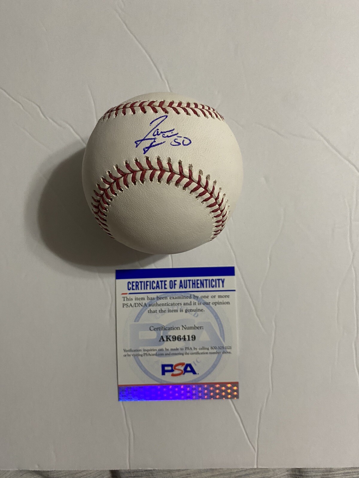 Jameson Taillon NY Yankees signed ROMLB baseball PSA Star
