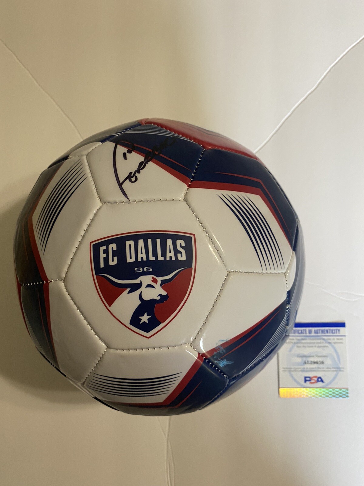 Jesus Ferreira signed autographed FC Dallas soccer ball World Cup PSA MLS ASG
