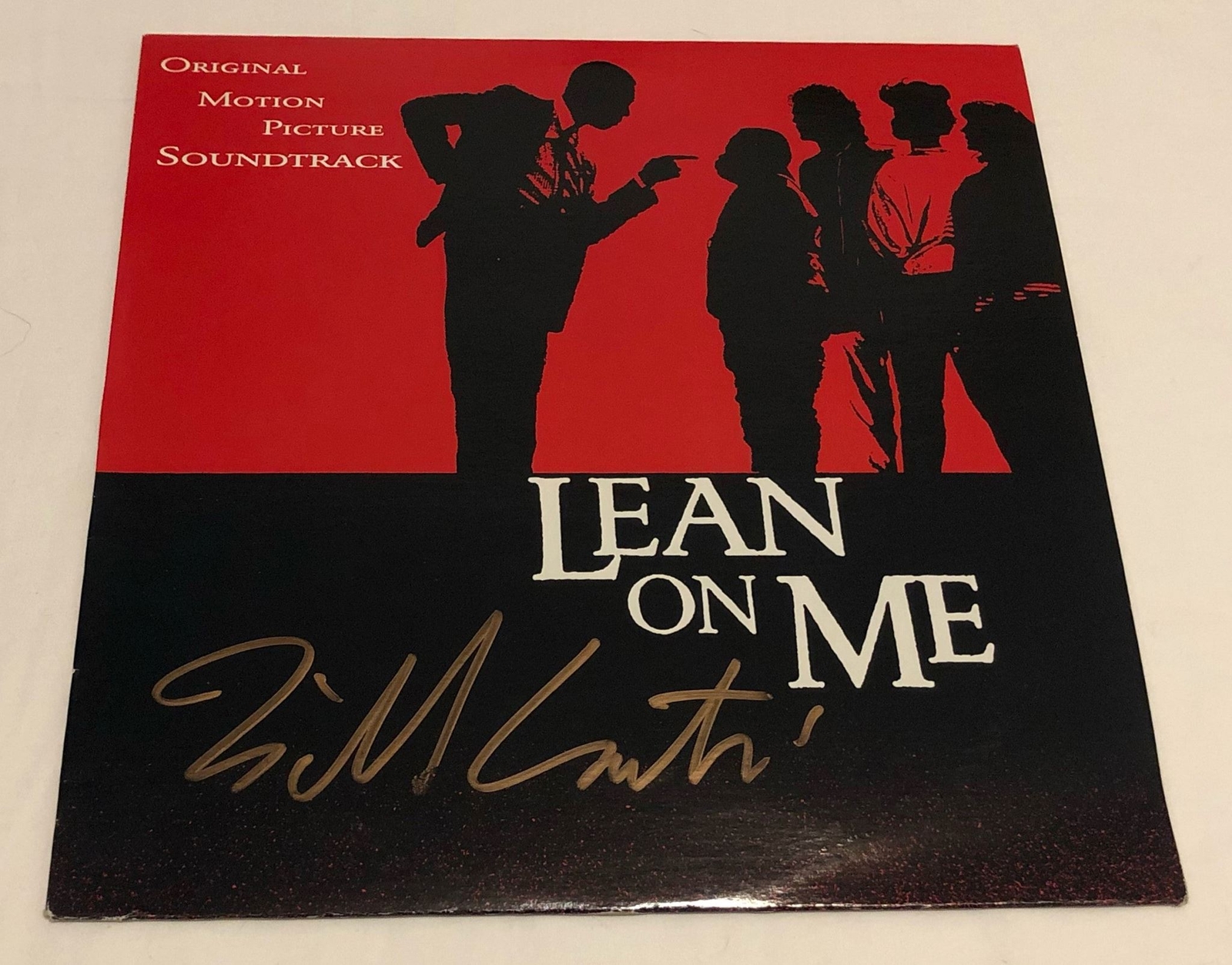 BILL CONTI SIGNED LEAN ON ME VINYL RECORD JSA
