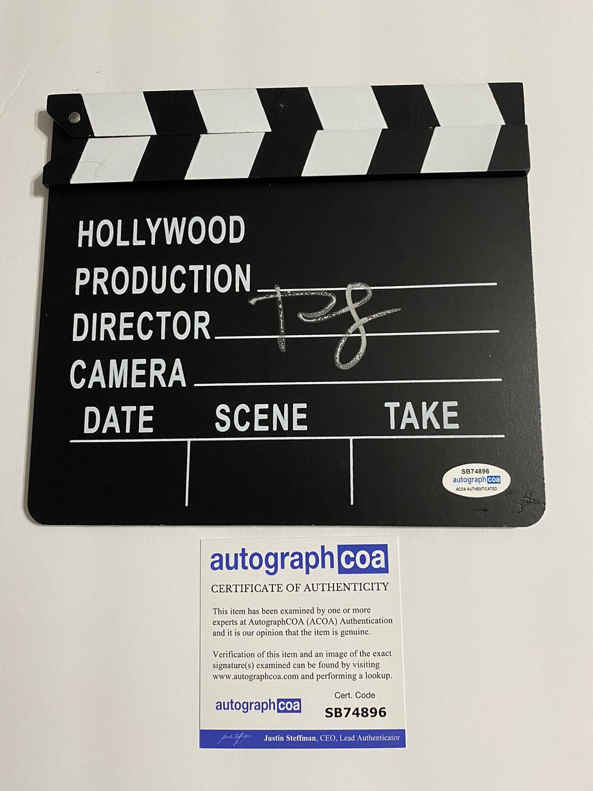 Paul Feig Signed Autograph Director Movie Clapper Bridesmaids Ghostbusters ACOA
