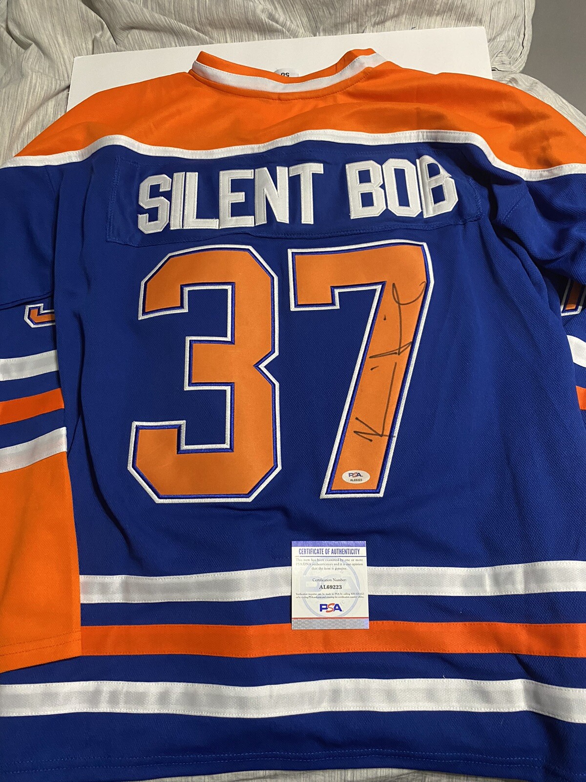 KEVIN SMITH SIGNED Autographed JERSEY JAY SILENT BOB REBOOT CLERKS PSA
