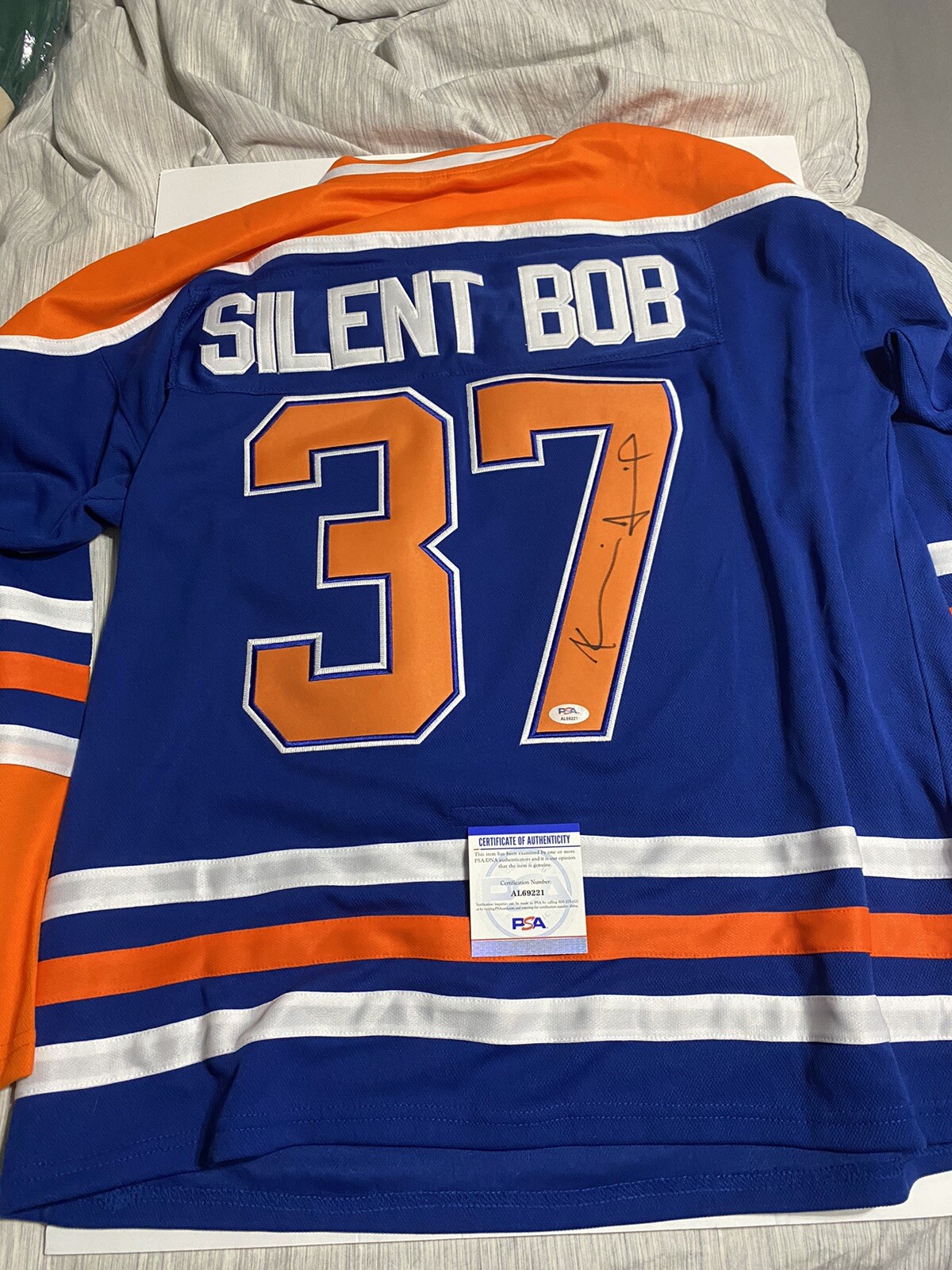 KEVIN SMITH SIGNED Autographed JERSEY JAY SILENT BOB REBOOT CLERKS PSA
