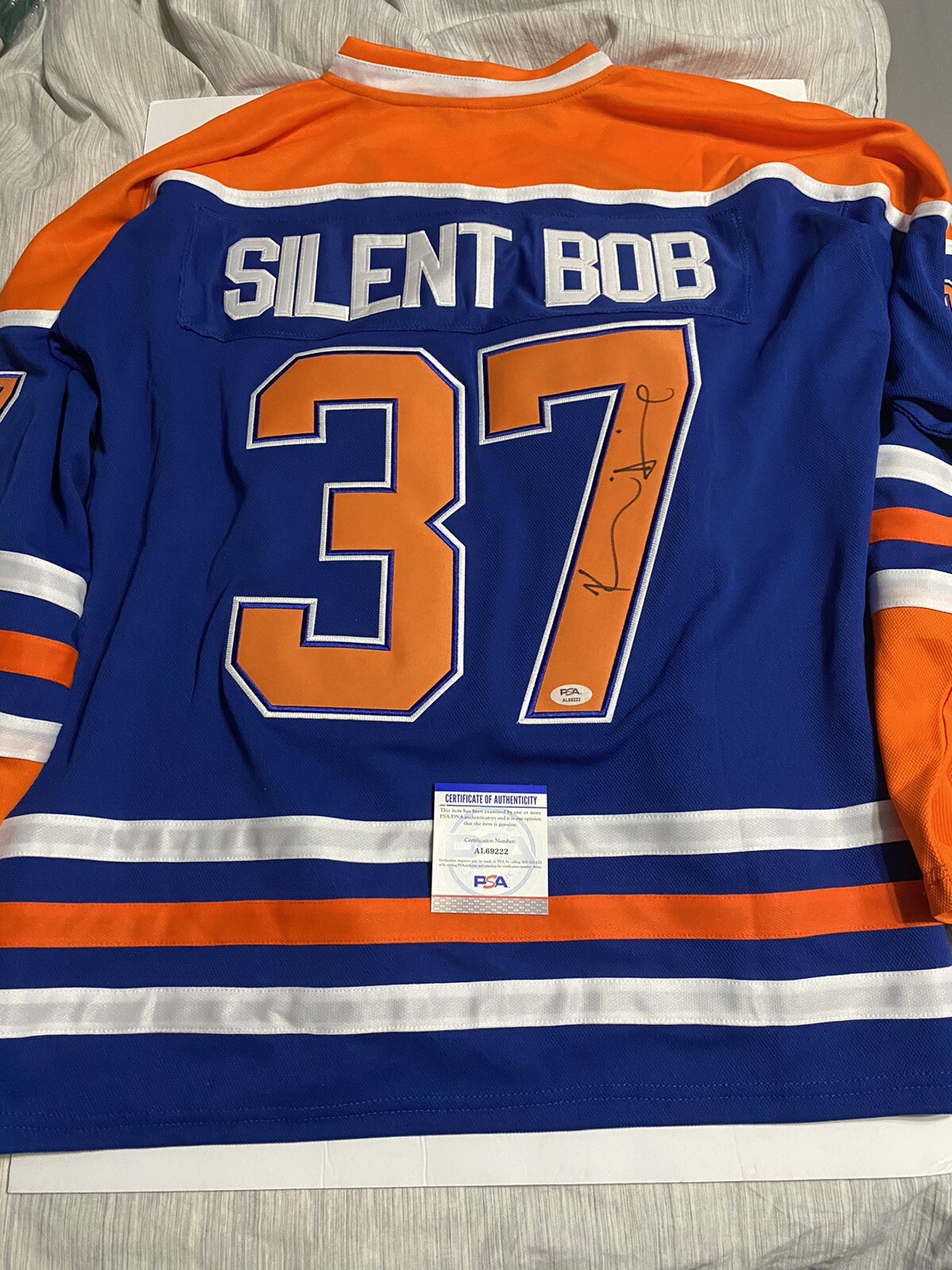 KEVIN SMITH SIGNED Autographed JERSEY JAY SILENT BOB REBOOT CLERKS PSA
