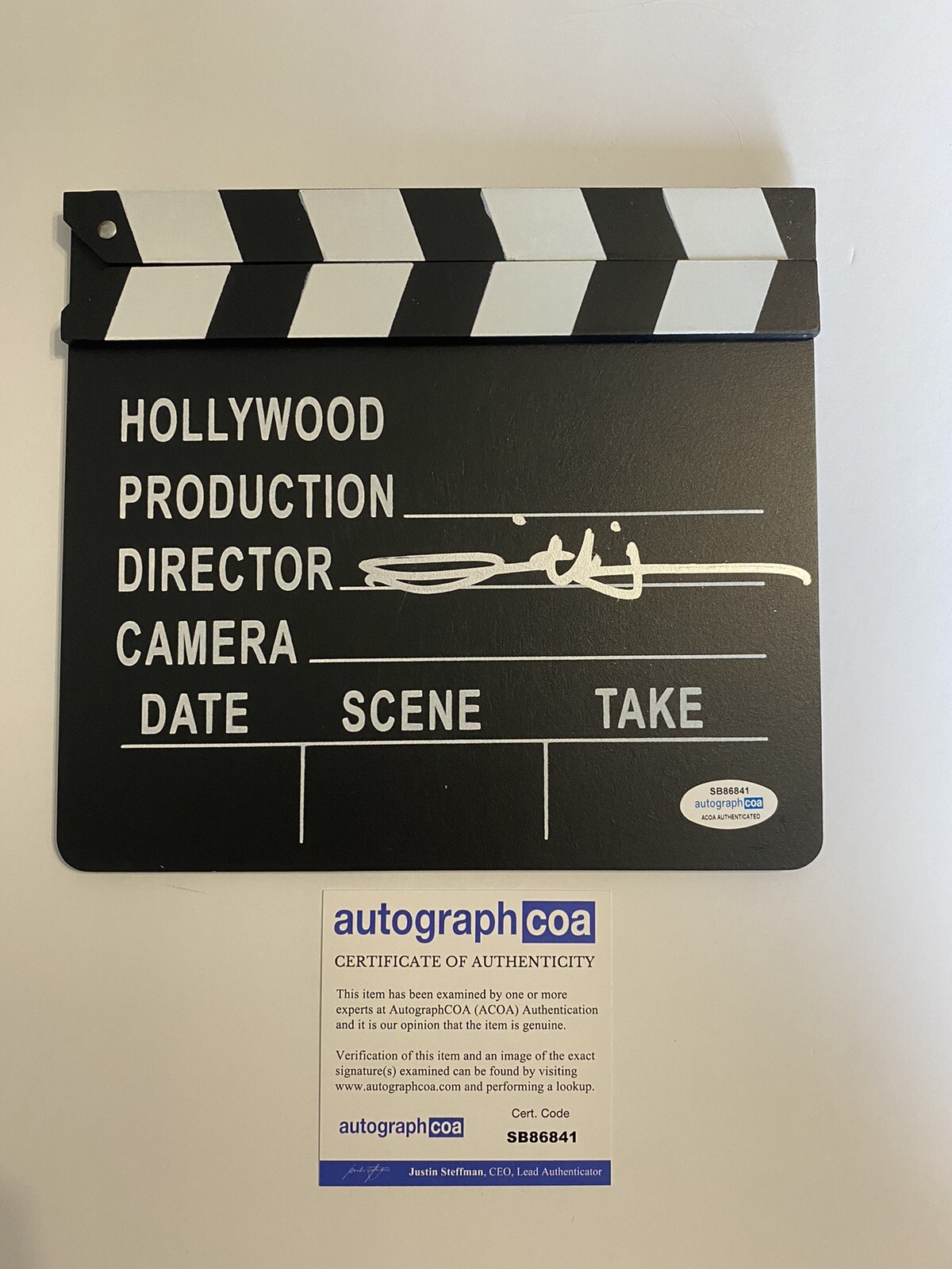Andy Muschietti Signed Autograph Clapboard ‘The Flash’ ACOA ‘It’
