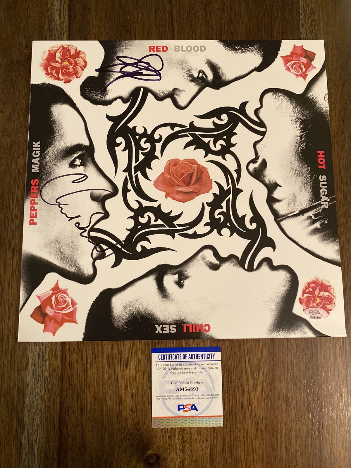 Red Hot Chili Peppers Signed Autograph Vinyl Record ‘Blood Sugar Sex Magik’ PSA
