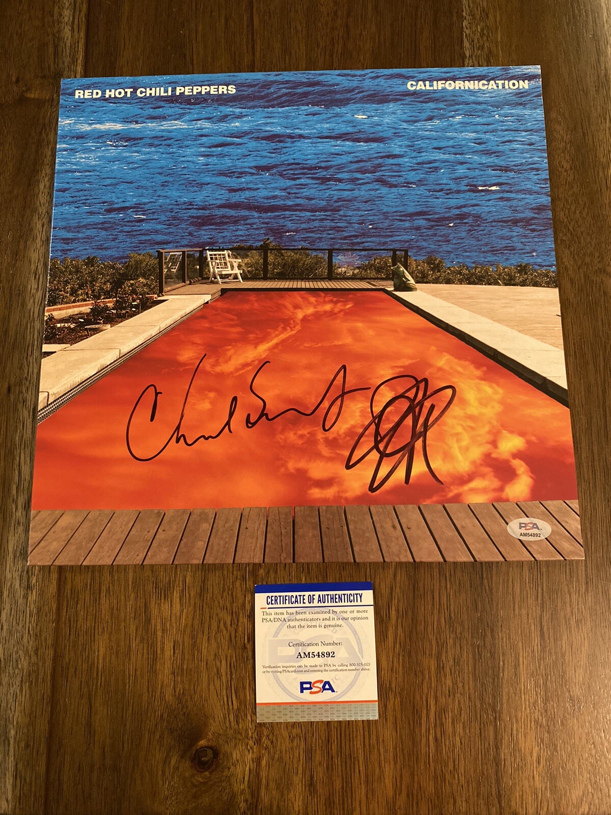 Red Hot Chili Peppers Signed Autograph Vinyl Record ‘Californication’ PSA

