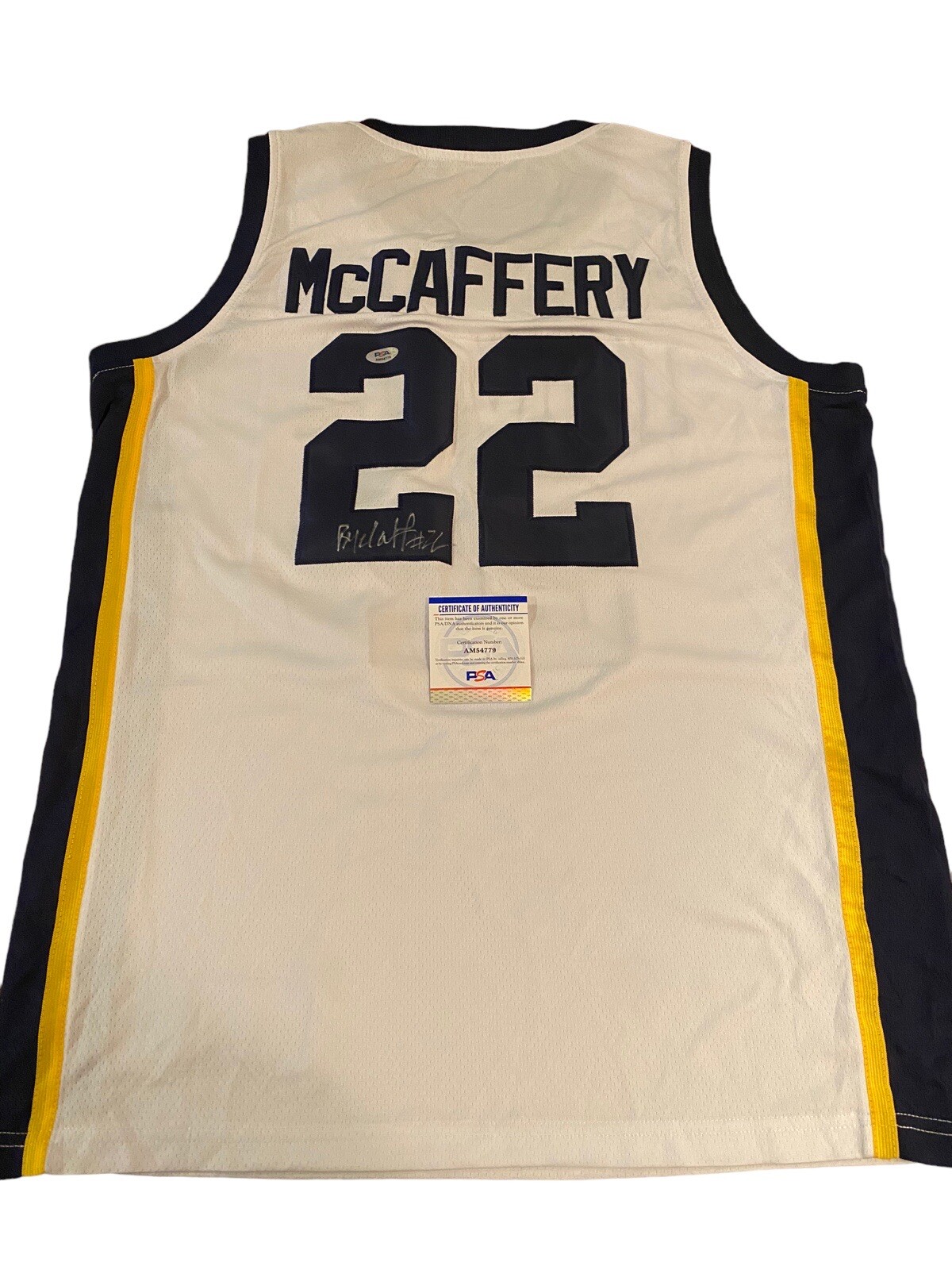 Patrick McCaffery Iowa Hawkeyes Basketball signed autographed Custom Jersey PSA
