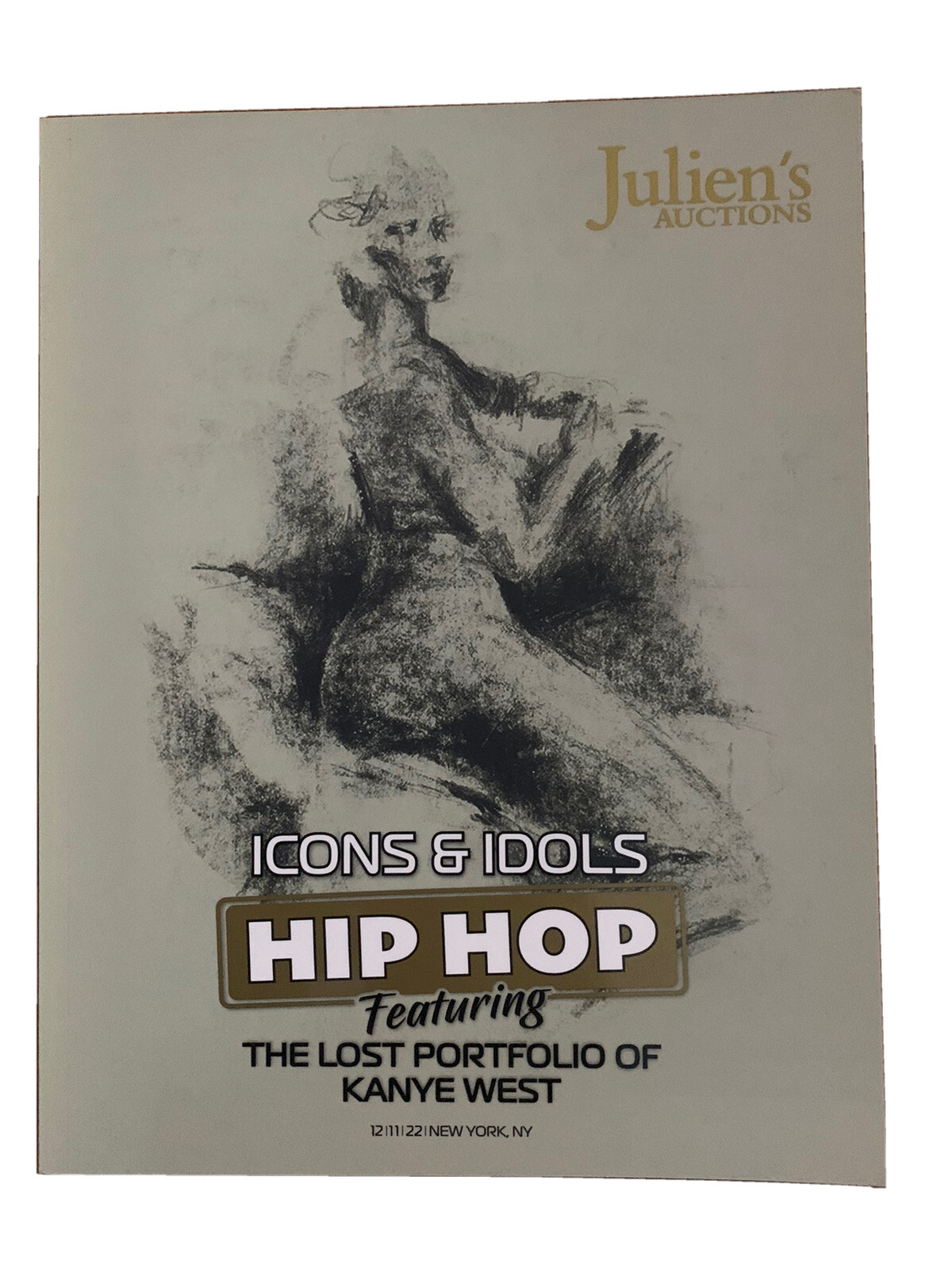 JULIAN‘S AUCTIONS ICONS AND IDOLS HIP HOP KANYE WEST DEC 11TH 2022 NEW COLLECTIBLE MEMORABILIA