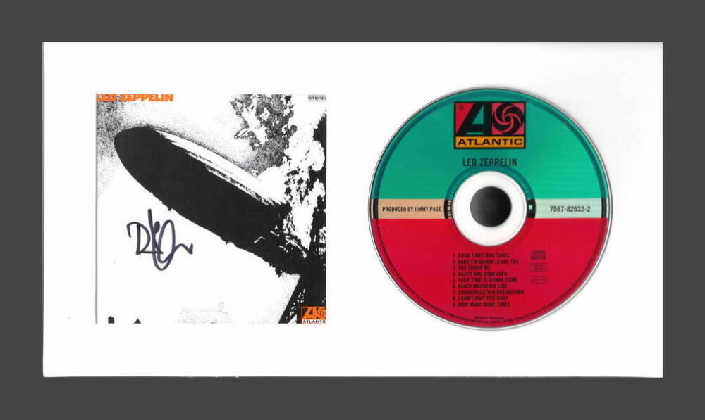 ROBERT PLANT SIGNED AUTOGRAPH LED ZEPPELIN FRAMED CD DISPLAY - READY TO HANG JSA