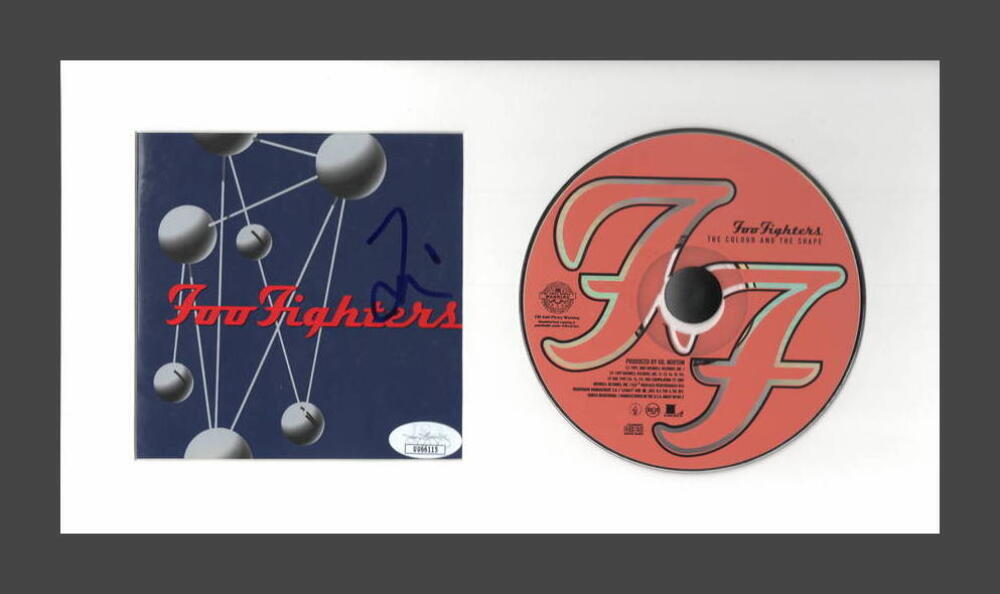 TAYLOR HAWKINS SIGNED AUTOGRAPH FOO FIGHTERS FRAMED CD DISPLAY - RARE! JSA COA