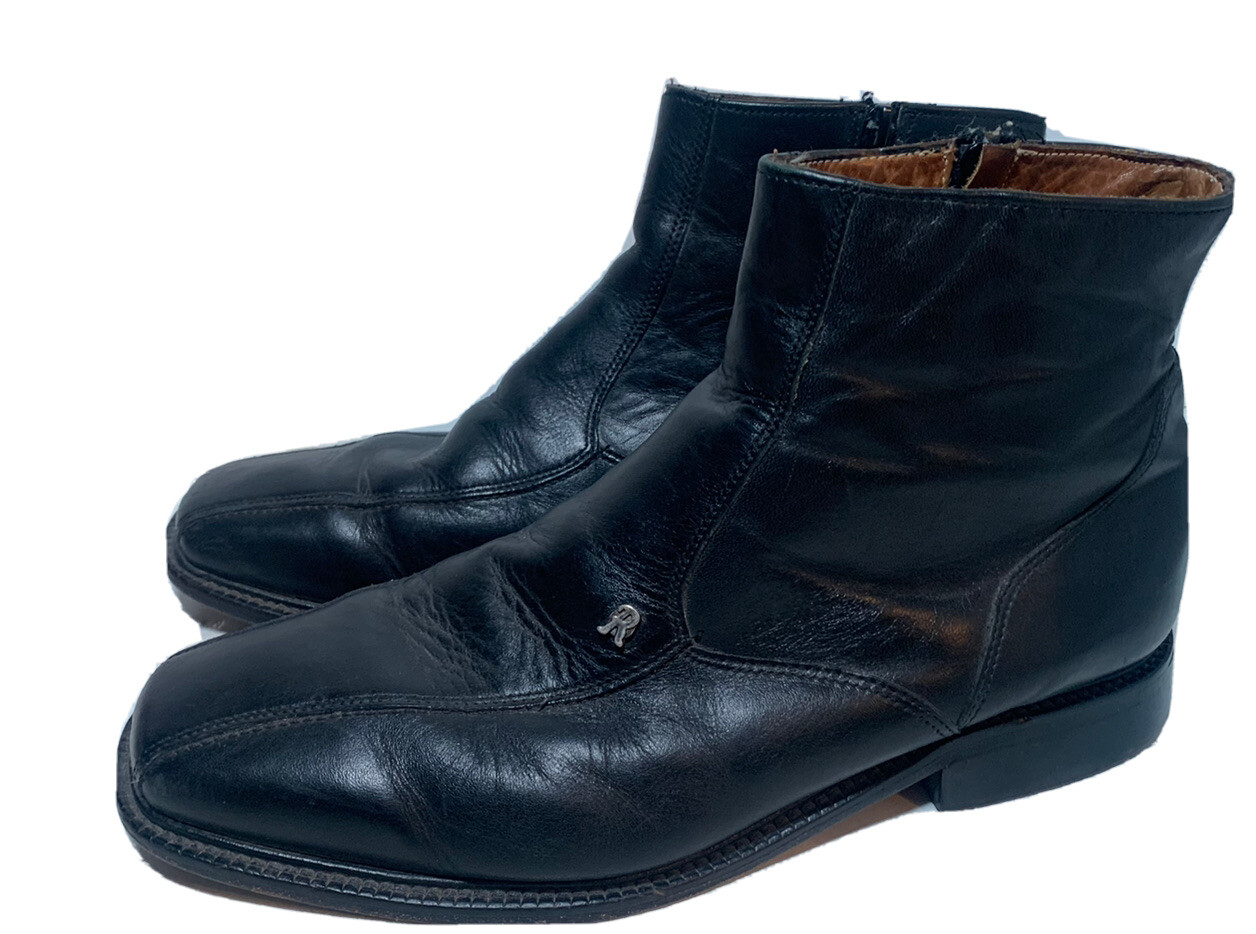 Royal Brand Church Series Mens 11 High End Black Leather Dress Boots