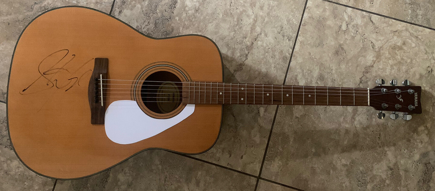 Steven Tyler Aerosmith Body Signed Autographed Acoustic Guitar BAS Certified