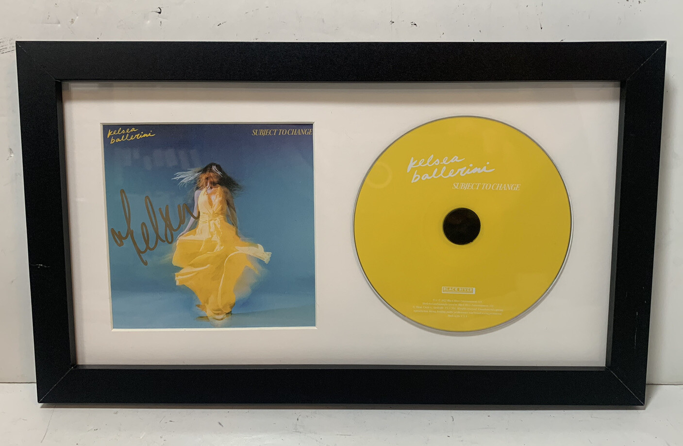 Kelsea Ballerini Subject To Change Signed Framed CD Display Beckett Certified