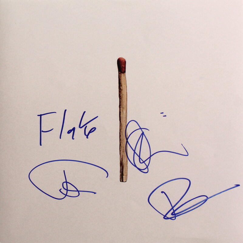 RAMMSTEIN BAND (x4) SIGNED AUTOGRAPH 12x12 ALBUM FLAT - TILL LINDEMANN + JSA COA