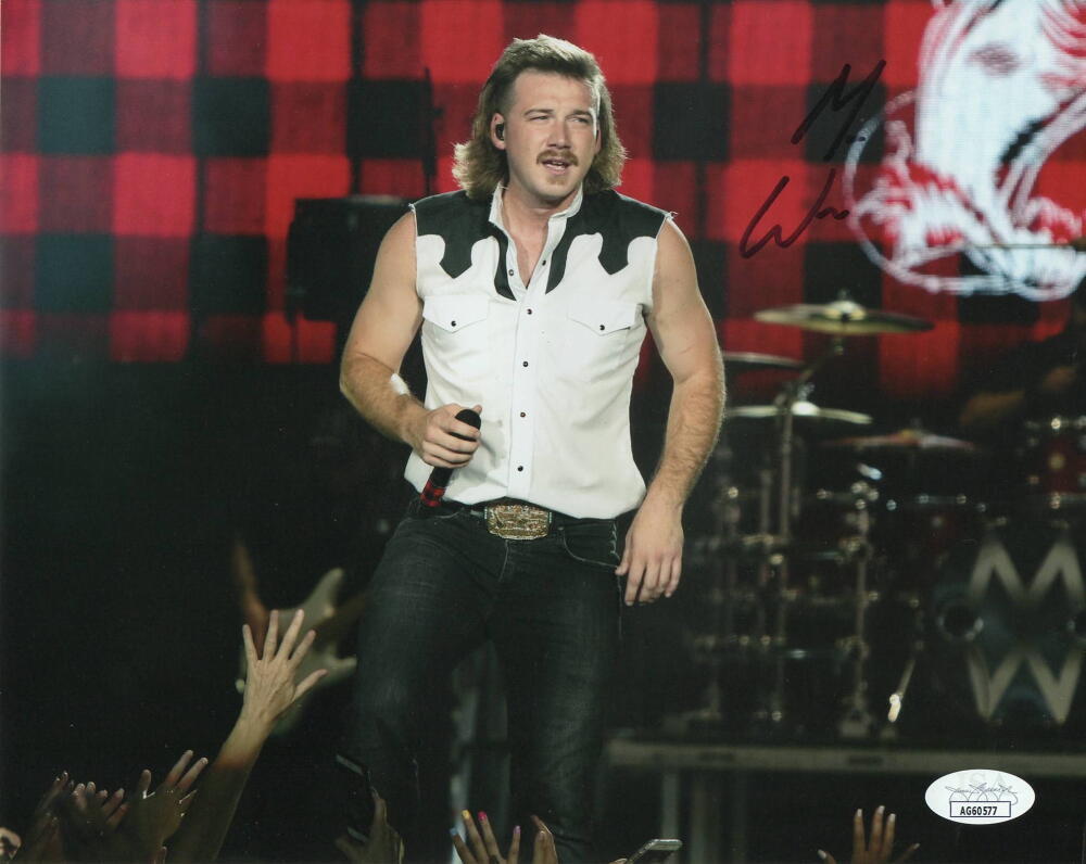MORGAN WALLEN SIGNED AUTOGRAPH 8x10 PHOTO - COUNTRY MUSIC STUD IF I KNOW ME JSA