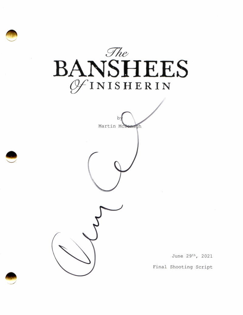 KERRY CONDON SIGNED AUTOGRAPH THE BANSHEES OF INISHERIN FULL MOVIE SCRIPT RARE!