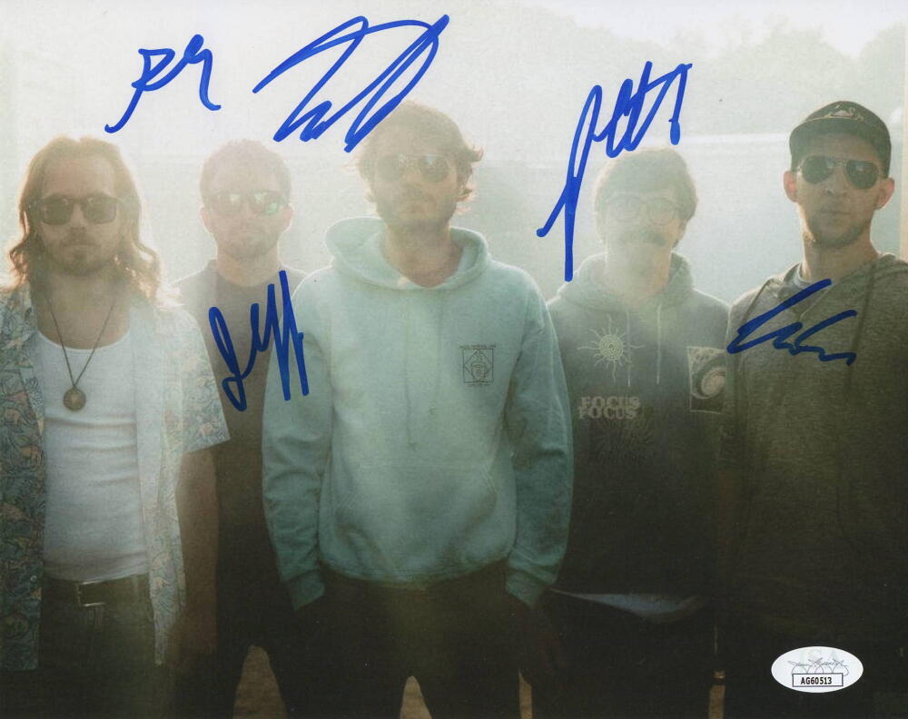 GOOSE BAND SIGNED AUTOGRAPH 8X10 PHOTO - PHISH LIKE JAM BAND W/ JSA COA