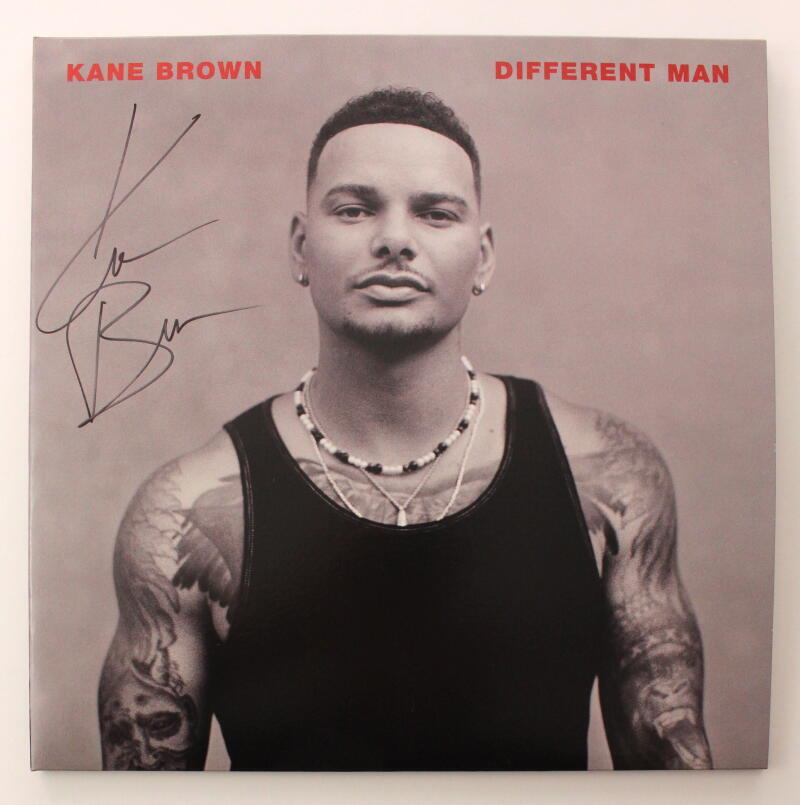 KANE BROWN SIGNED AUTOGRAPH ALBUM VINYL RECORD - COUNTRY MUSIC DIFFERENT MAN JSA