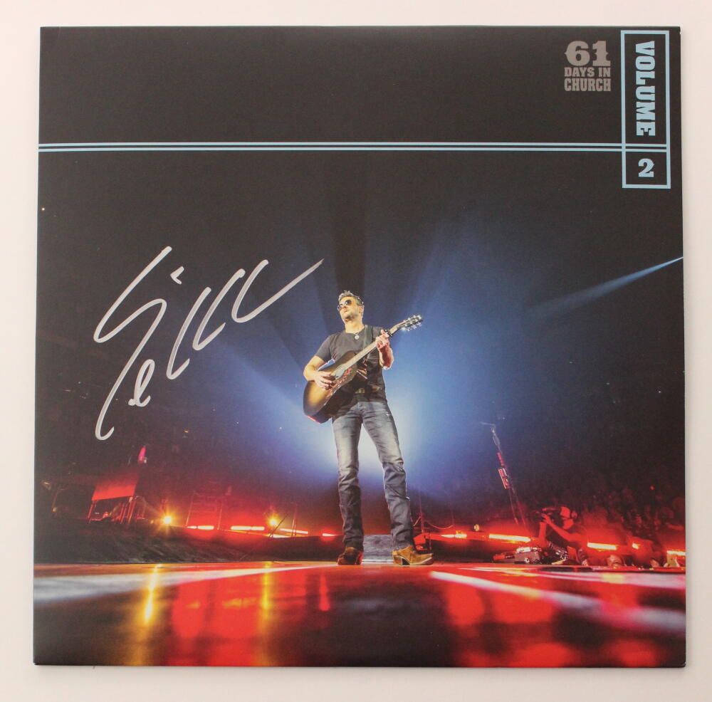 ERIC CHURCH SIGNED AUTOGRAPH ALBUM VINYL RECORD - 61 DAYS IN CHURCH VOL2 JSA COA