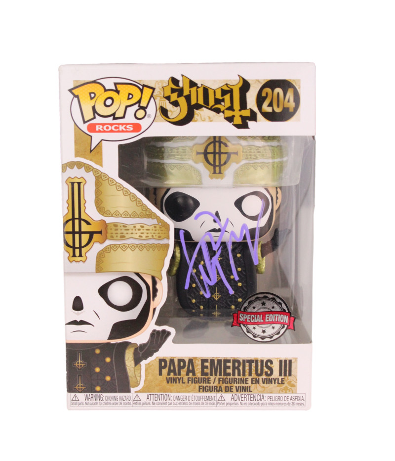 Tobias Forge Signed Autograph Funko Pop Ghost Papa Emeritus Special Edition BAS
