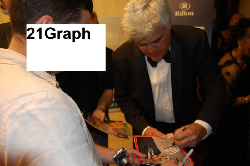 Jay Leno Signed Time Magazine with PROOF