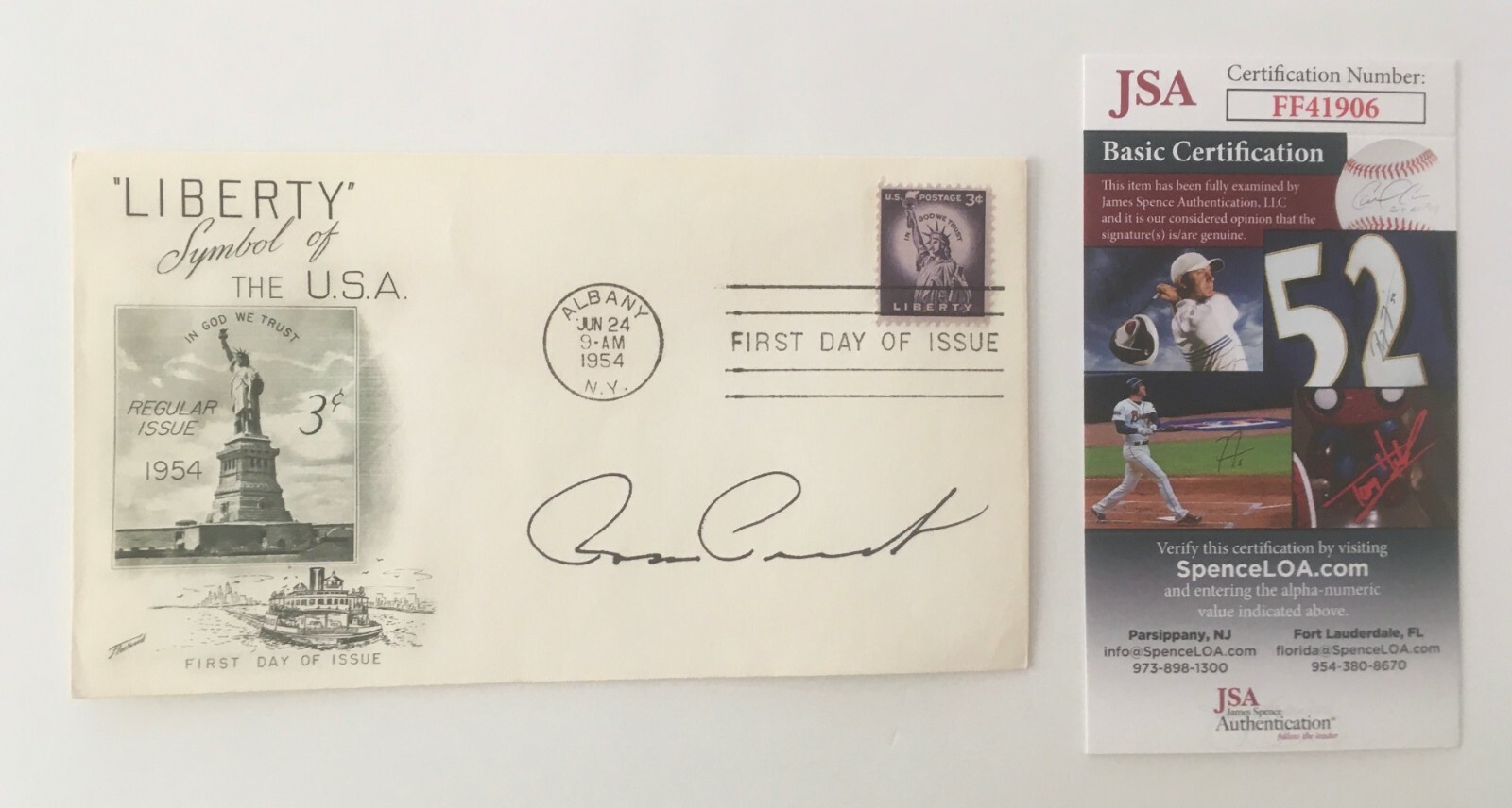 Ross Perot Signed Autographed First Day Cover JSA 1992 Presidential Candidate
