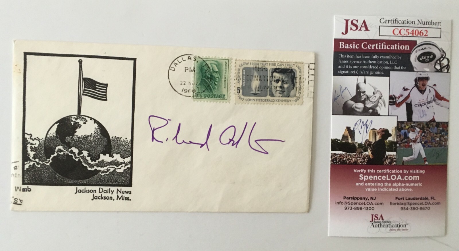 Richard Adler Signed Autographed First Day Cover JSA Certified
