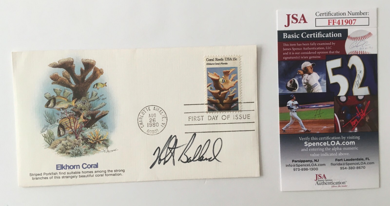 Robert Ballard Signed Autographed First Day Cover JSA Cert Discovered Titanic
