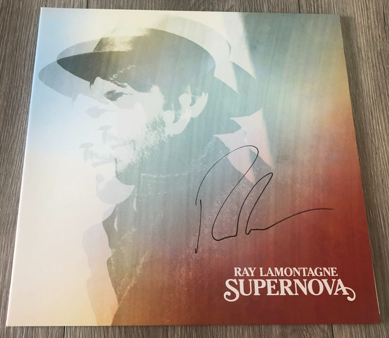 RAY LAMONTAGNE SIGNED AUTOGRAPH SUPERNOVA VINYL ALBUM w/EXACT PROOF BECKETT COA
