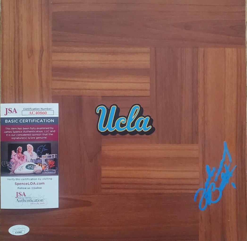 Jules Bernard Signed Floorboard w/ JSA COA #AC40860 UCLA Bruins