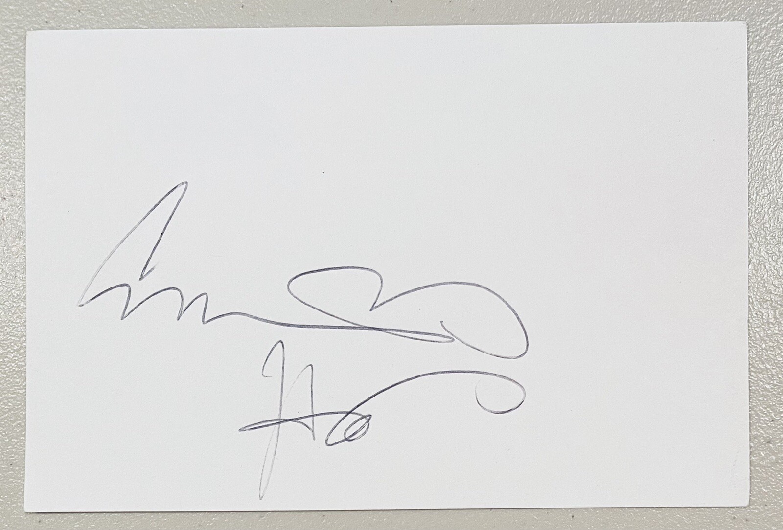 Anthony Hopkins Signed Autographed 4x6 Card JSA Letter Silence Of The Lambs 2
