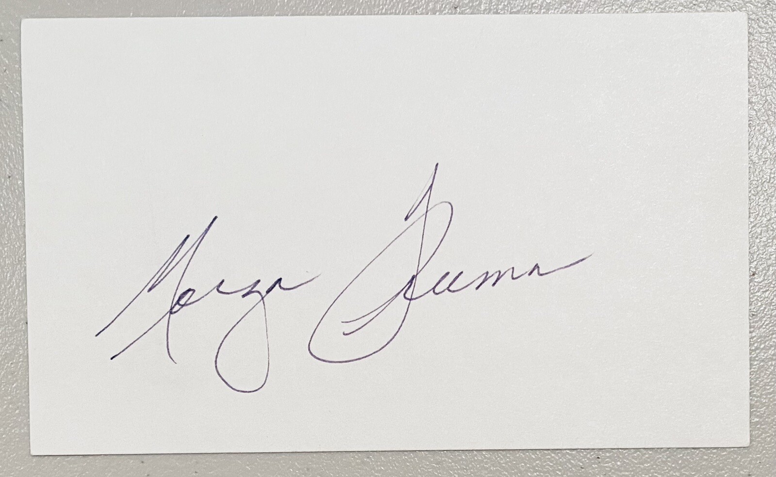 Morgan Freeman Signed Autographed 3x5 Card JSA Letter Shawshank Redemption 3
