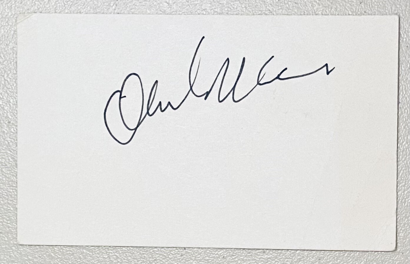 Orson Welles Signed Autographed 3x5 Card Full JSA Letter Citizen Kane
