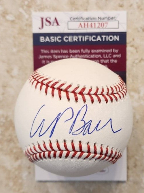 William Bill Barr Signed OMLB Baseball w JSA COA Donald Trump Attorney General 2
