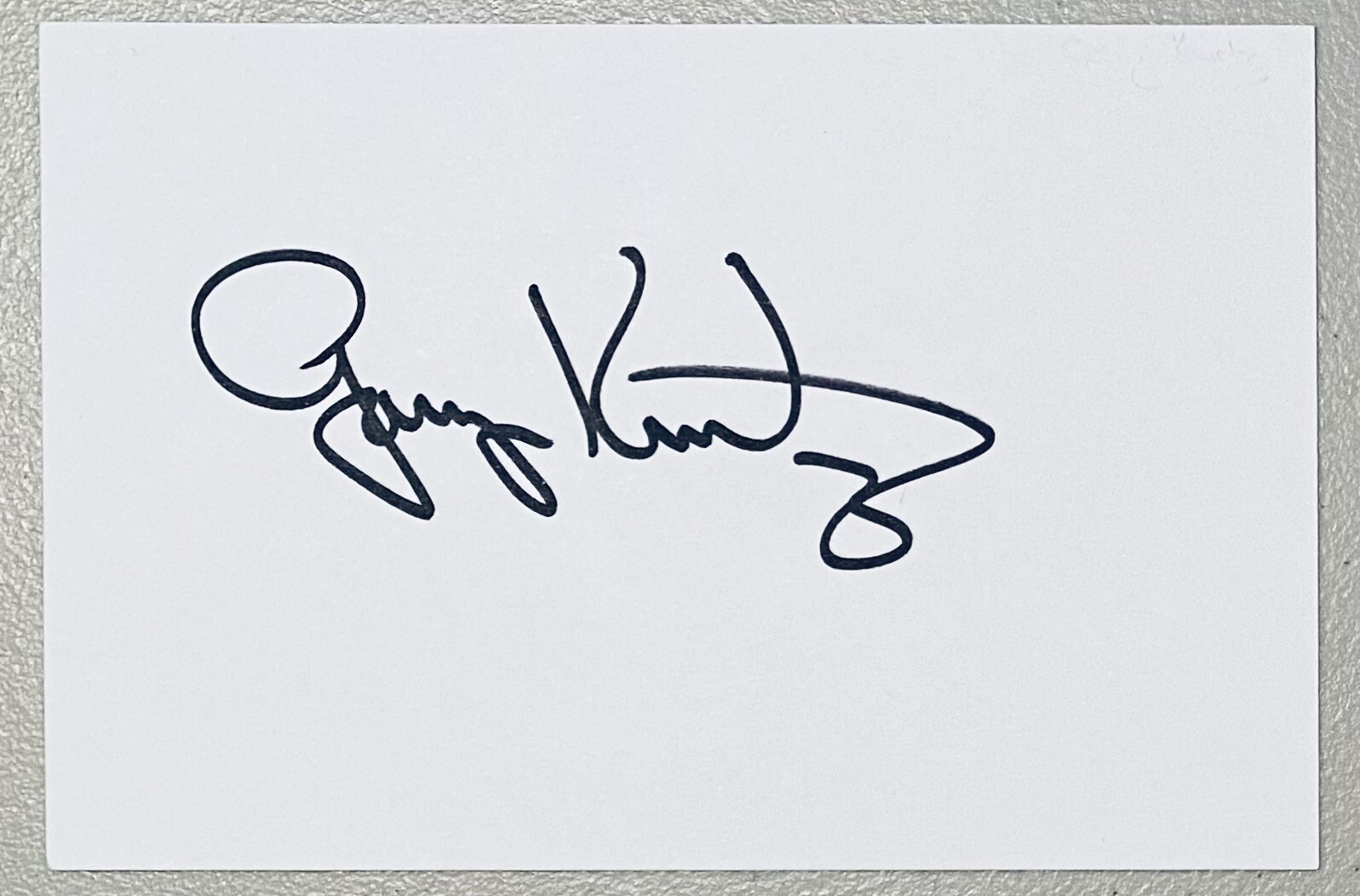Gary Kurtz Signed Autographed 4x6 Card BAS Beckett Cert Star Wars

