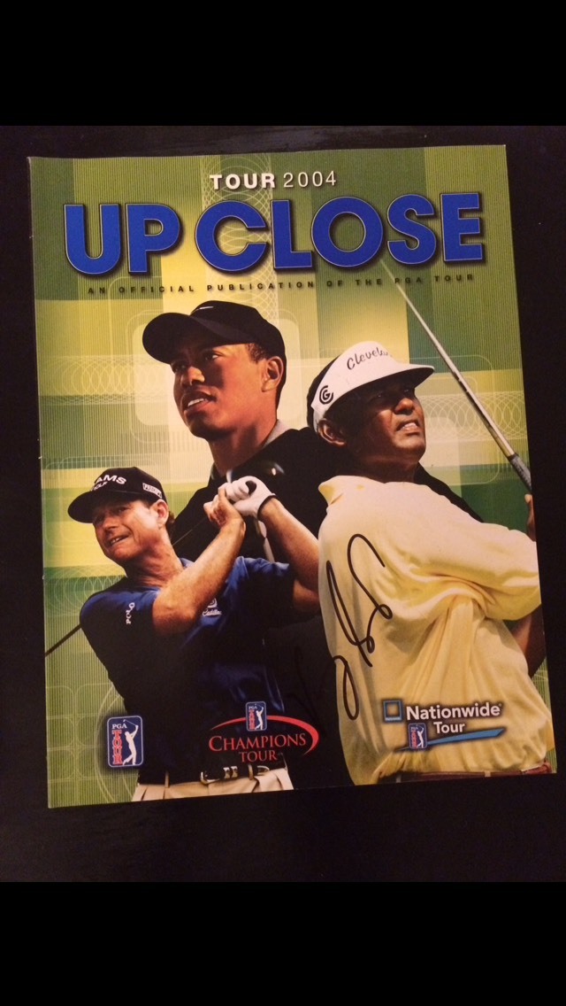 Vijay Singh Signed PGA Golf Magazine Autographed
