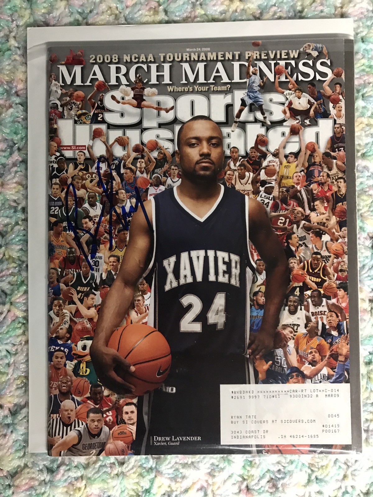 Bill Self Signed Sports Illustrated Magazine Autographed 2008 Champs Kansas
