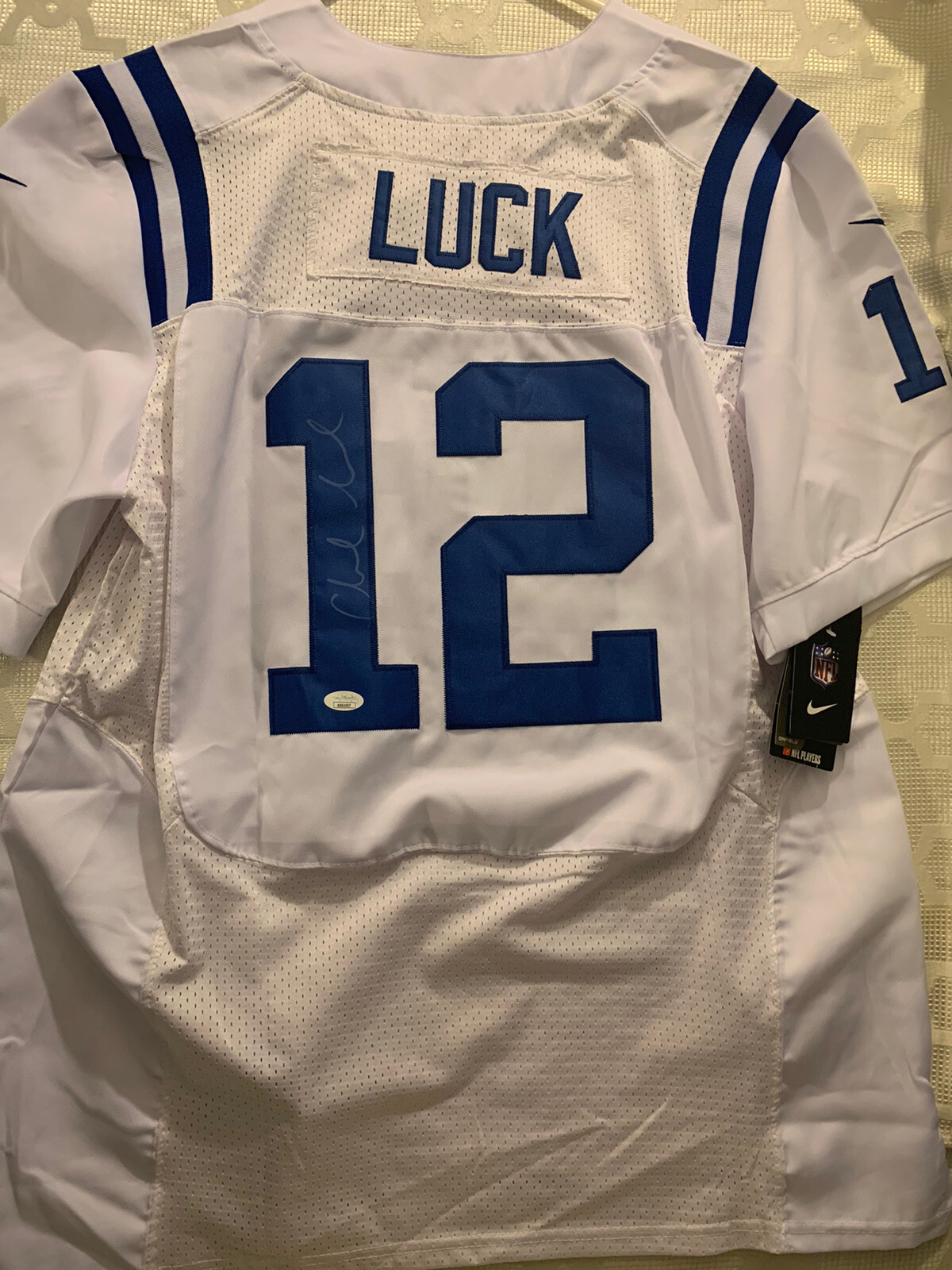 Andrew Luck SIGNED Indianapolis Colts Jersey Stitched XL JSA Authentication COA
