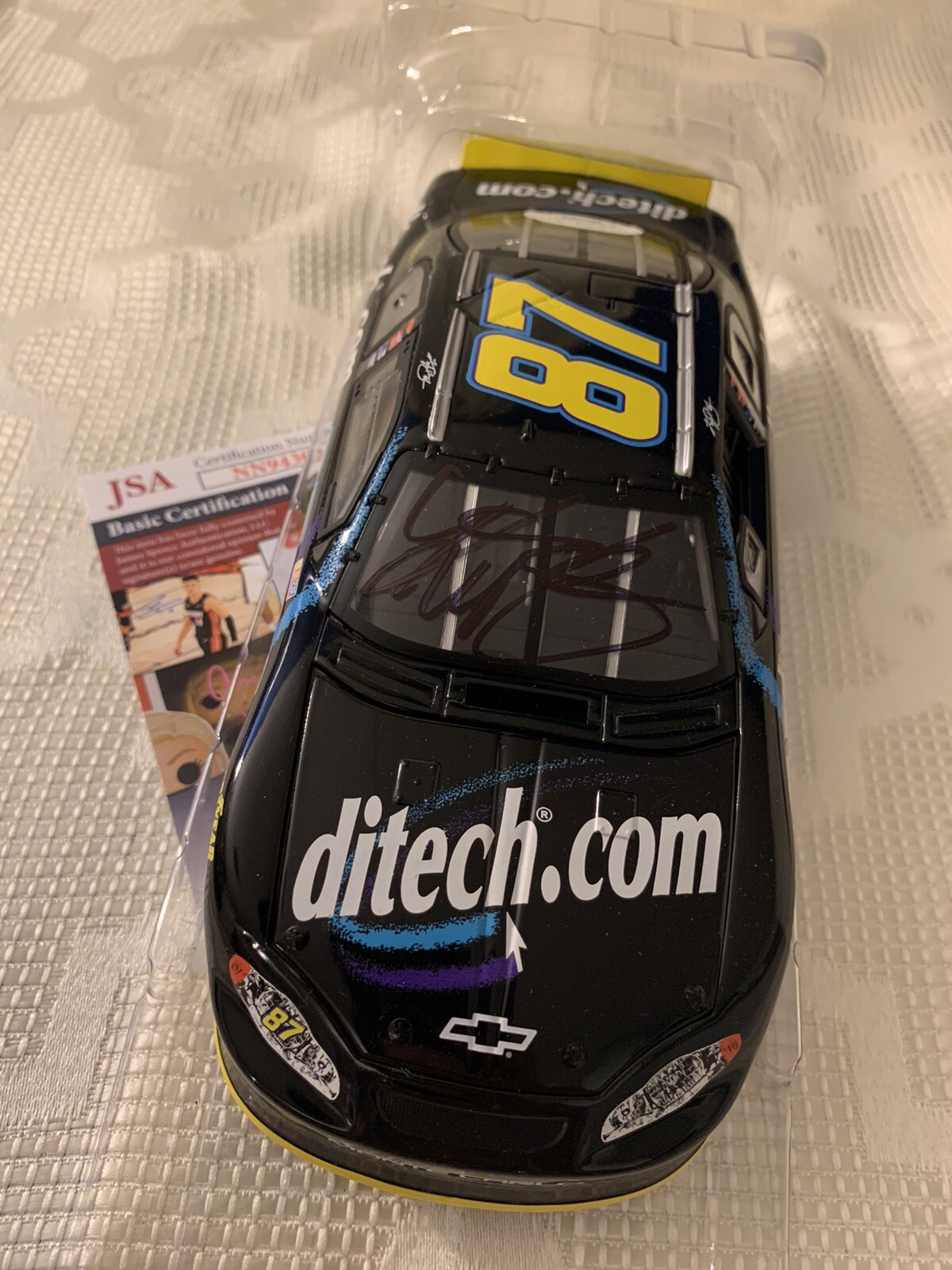 Kyle Busch Signed ‘03 DiTech 1/24 Scale Diecast Car Nascar JSA Authenticated COA
