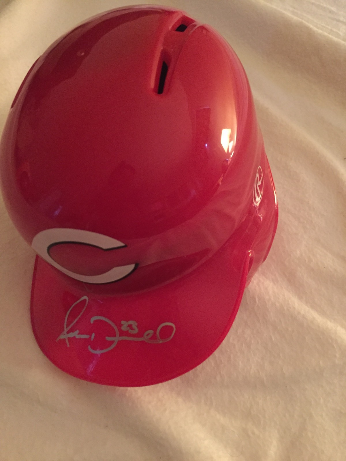 Adam Duvall Signed Cincinnati Reds Mini Helmet Autographed 2016 All Star
