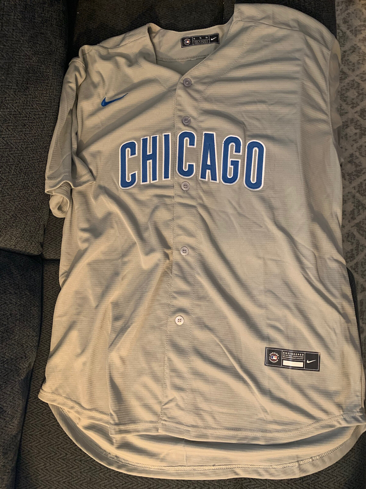 No Name Chicago Cubs Jersey Stitched Size XL Perfect They Can’t Trade This One
