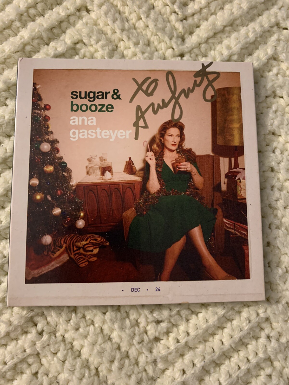 Ana Gasteyer Signed Sugar And Booze CD Autographed Saturday Night Live Cast
